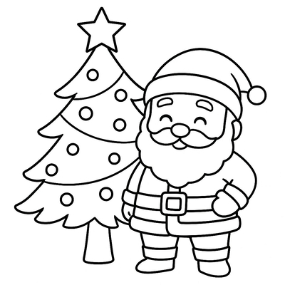 Christmas Tree Coloring Pages for Kids 2026 – Free PDF Download