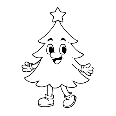 Christmas Tree Coloring Pages for Kids 2026 – Free PDF Download