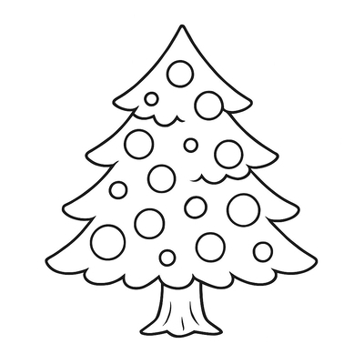 Christmas Tree Coloring Pages for Kids 2026 – Free PDF Download