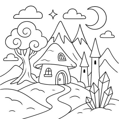 Countryside Coloring Pages for Kids 2026