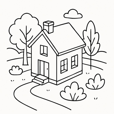 Countryside Coloring Pages for Kids 2026