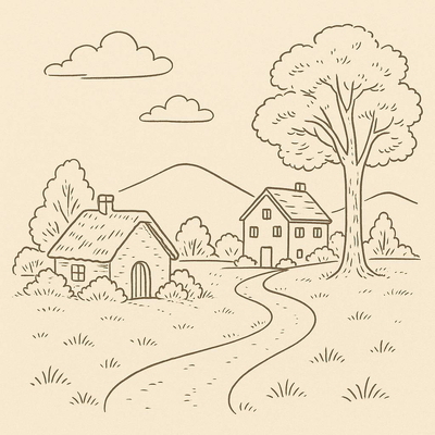Countryside Coloring Pages for Kids 2026
