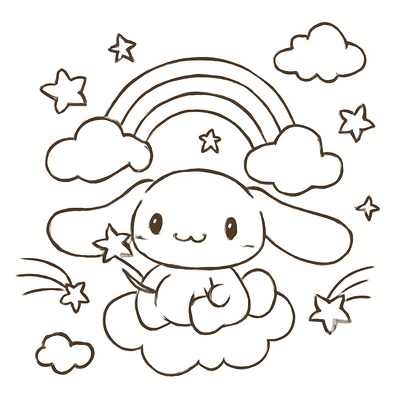 Cute Cinnamoroll Coloring Pages for Kids 2026