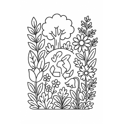 Environmental Protection Coloring Pages for Kids 2026 - Free PDF