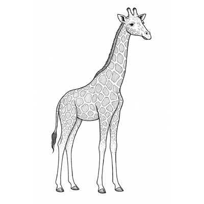 Giraffe Coloring Pages for Kids 2026 - Beautiful Images and PDF
