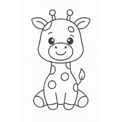 Giraffe Coloring Pages for Kids 2026 - Beautiful Images and PDF