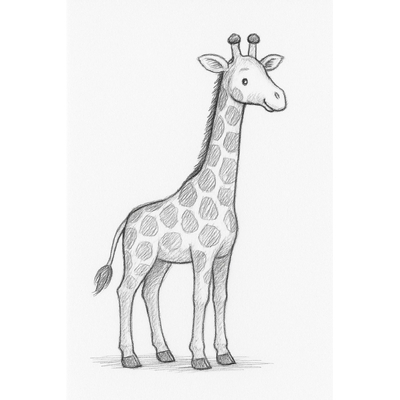 Giraffe Coloring Pages for Kids 2026 - Beautiful Images and PDF