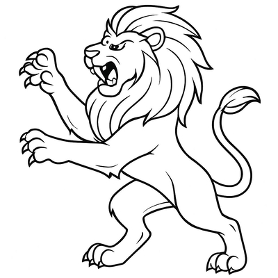 Lion Coloring Pages 2026 - Animal Coloring Sheets for Kids PDF