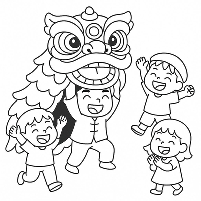 Lunar New Year Coloring Pages for Kids 2026 – Best Collection