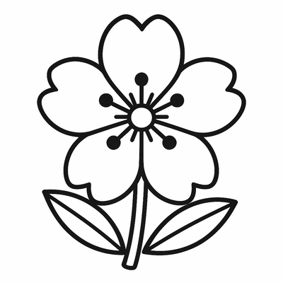 Peach Blossom Coloring Pages for Kids 2026 - Most Beautiful Images and PDF