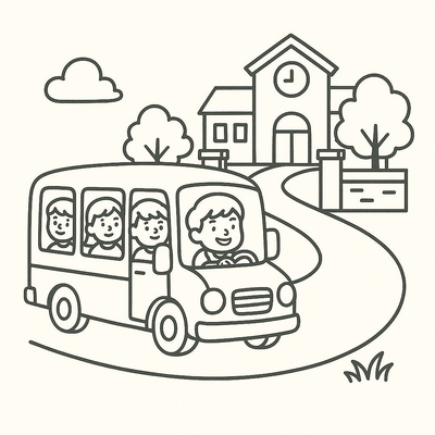Preschool-Themed Coloring Posters for Kids 2026