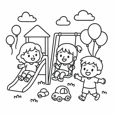 Preschool-Themed Coloring Posters for Kids 2026