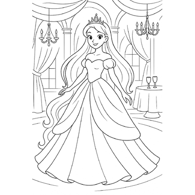 Rapunzel Coloring Pages for Kids 2026 - Princess Coloring PDF