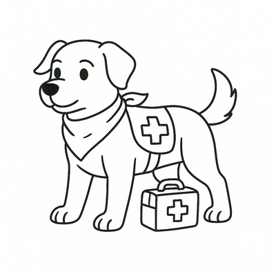 Rescue Dog Coloring Pages 2026 - Paw Patrol Coloring Sheets for Kids PDF