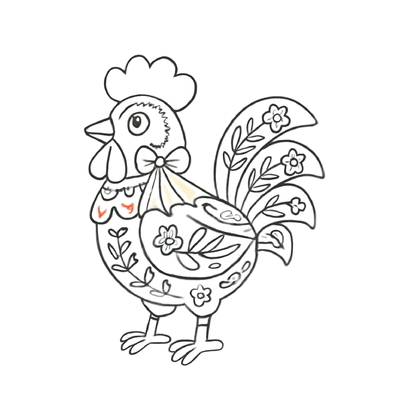 Rooster Coloring Pages 2026 - Fun Farm Animal Coloring Sheets for Kids PDF