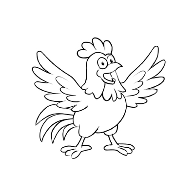 Rooster Coloring Pages 2026 - Fun Farm Animal Coloring Sheets for Kids PDF