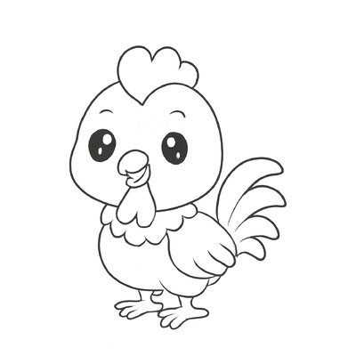 Rooster Coloring Pages 2026 - Fun Farm Animal Coloring Sheets for Kids PDF