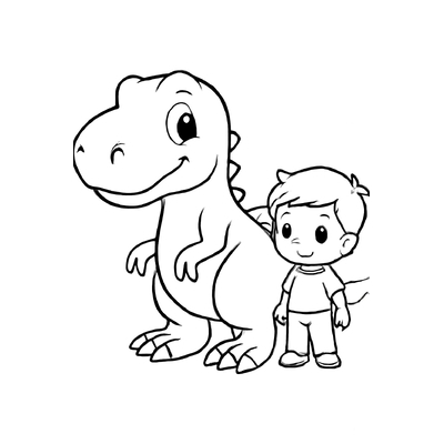 Tyrannosaurus Rex Coloring Pages for Kids 2026 – Free Download