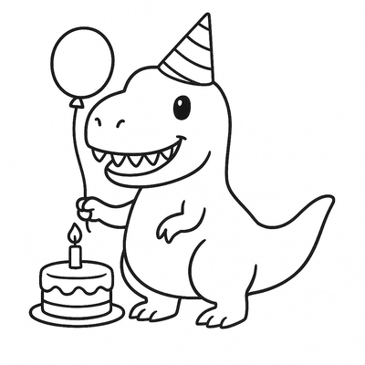 Tyrannosaurus Rex Coloring Pages for Kids 2026 – Free Download
