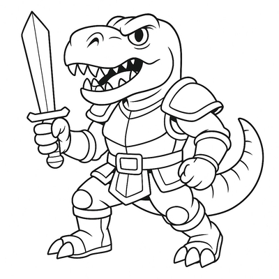 Tyrannosaurus Rex Coloring Pages for Kids 2026 – Free Download