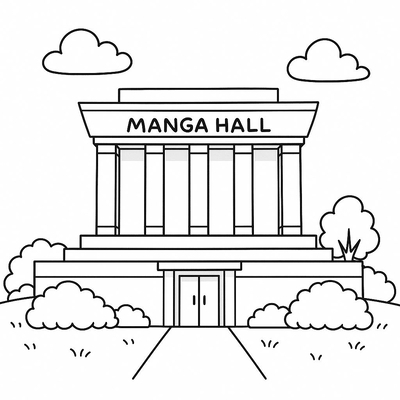 Uncle Ho’s Mausoleum Coloring Pages for Kids 2026 - Dynamic Images and PDF