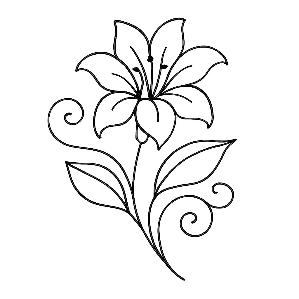 Artistic Flower Illustration