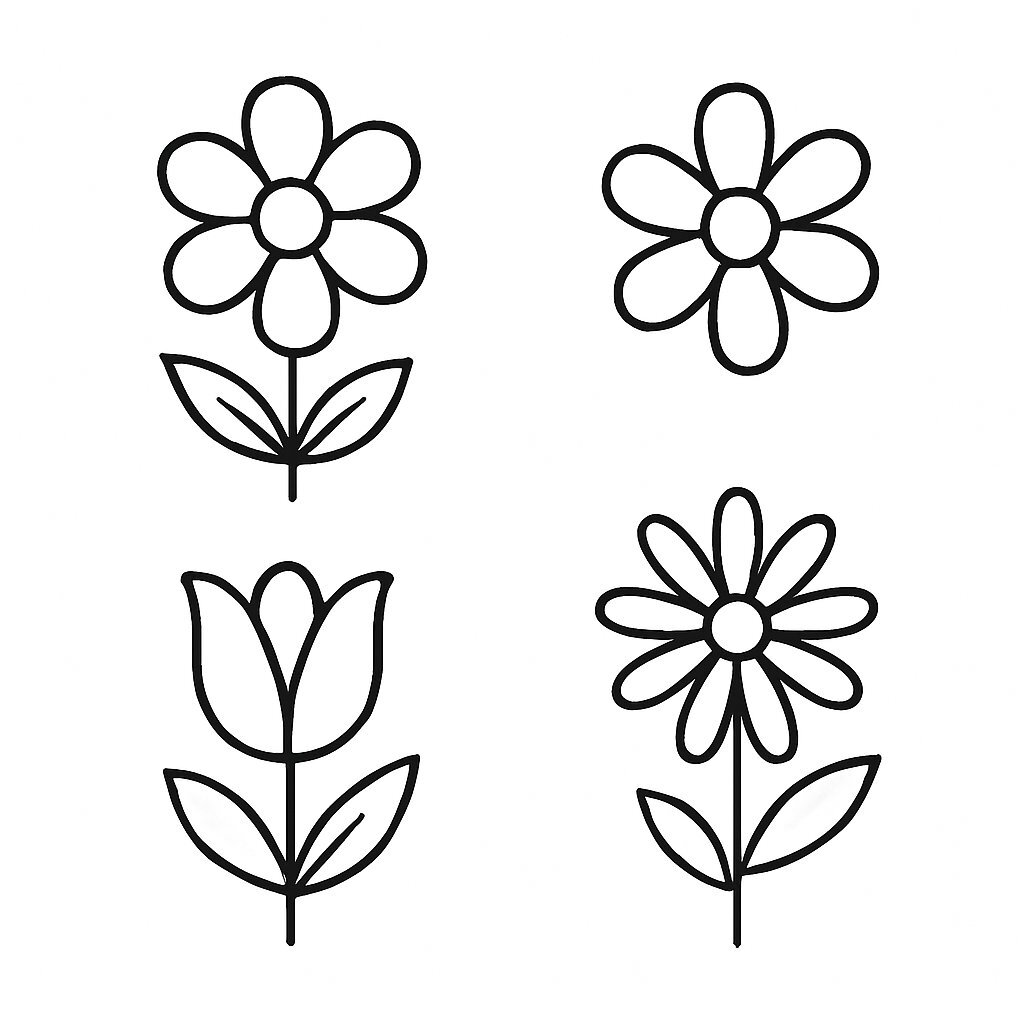 Simple Flower Shapes