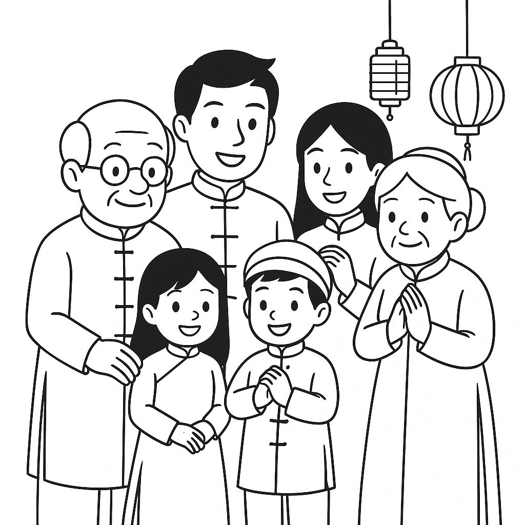 Grandparents Coloring Pages for Kids 2026