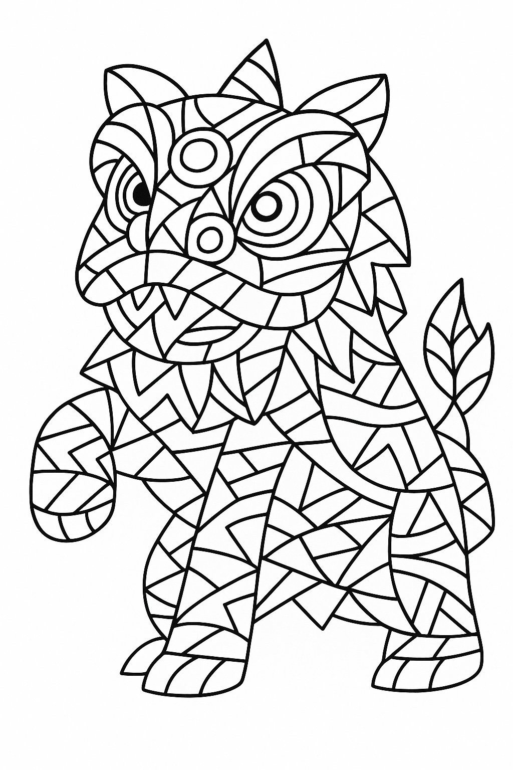 Artistic Lion Dance Style