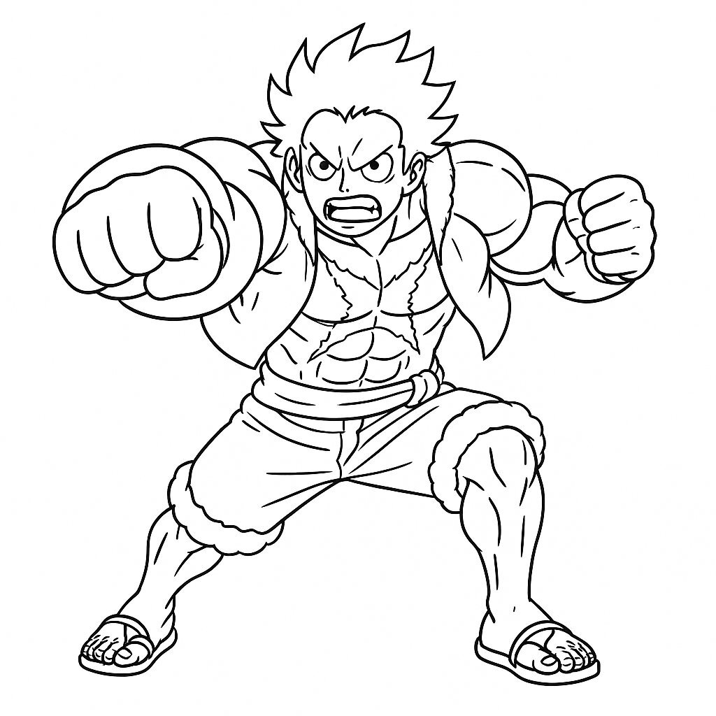 Traditional Luffy Gear 4 Style