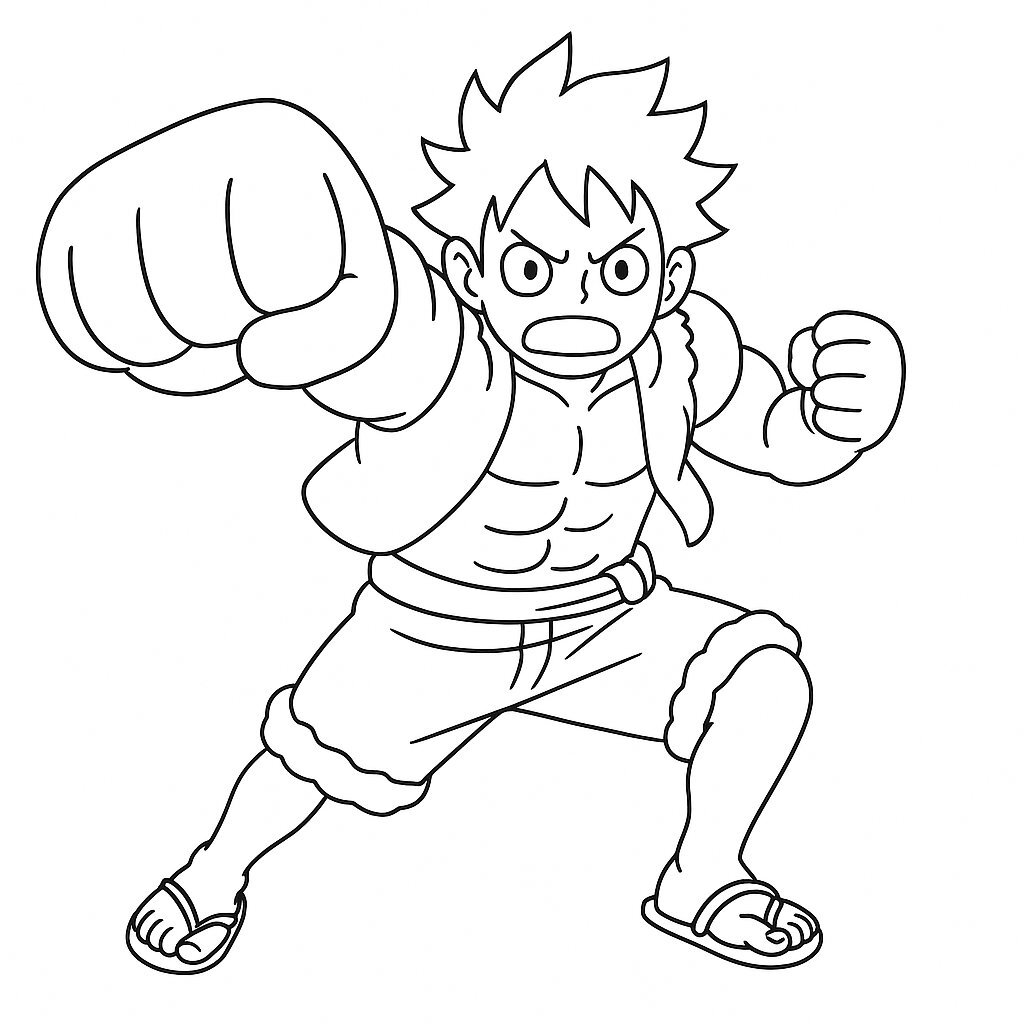 Simple Luffy Gear 4 Style