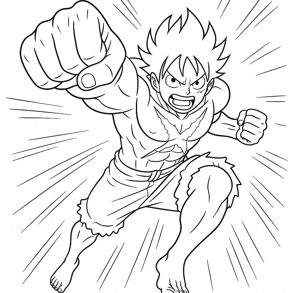 Dynamic Luffy Gear 4 Style