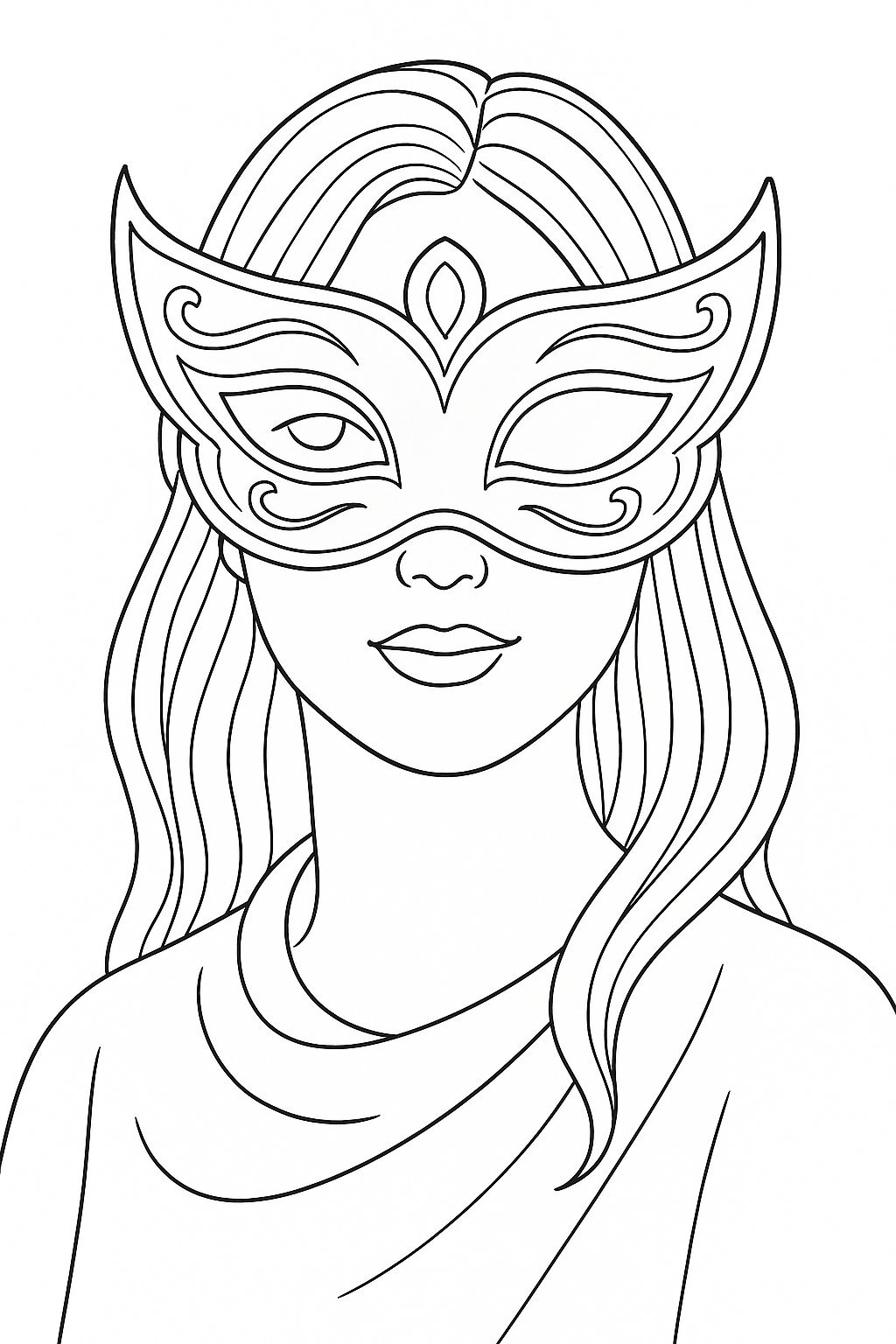 Masked Portrait