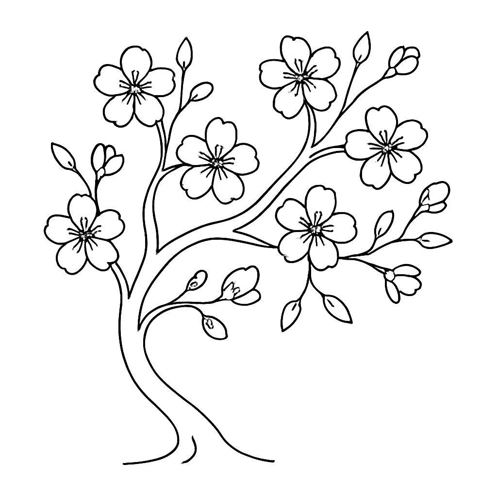 Classic Peach Blossom Tree