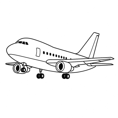 Air Transport Coloring Pages for Kids 2026