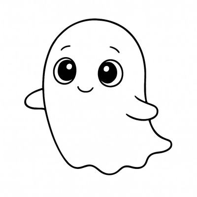 Ghost Coloring Pages for Kids – Creative Fun 2026