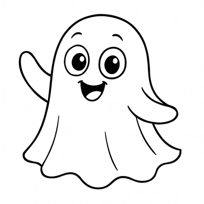 Ghost Coloring Pages for Kids – Creative Fun 2026