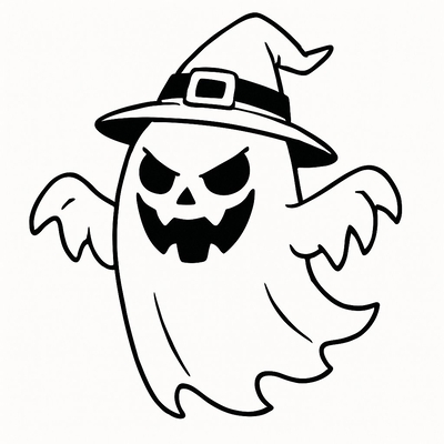 Ghost Coloring Pages for Kids – Creative Fun 2026