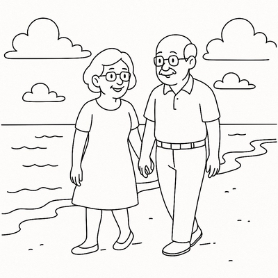 Grandparents Coloring Pages for Kids 2026