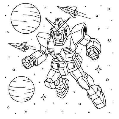 Gundam Coloring Pages for Kids 2026 – Free Printable Sheets