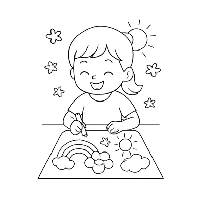 Kid Coloring Pages – 2026 Coloring Sheets for Children