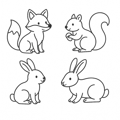 Kids Practice Coloring Animals – 2026 Coloring Pages for Children