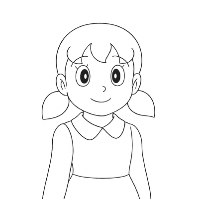 Shizuka Coloring Pages for Kids 2026 – Free PDF Download