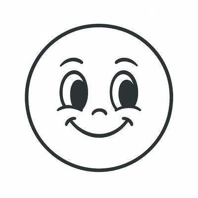 Smiley Face Coloring Pages for Kids 2026 – Free Download