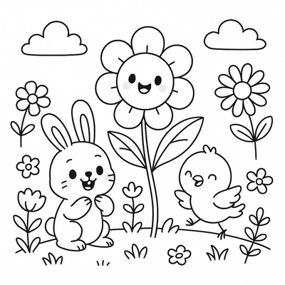 Spring Coloring Pages for Kids 2026 – Free Download