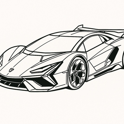 Super Cool Lamborghini Coloring Pages 2026 – Kids’ Favorite!