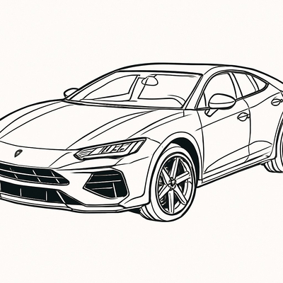 Super Cool Lamborghini Coloring Pages 2026 – Kids’ Favorite!