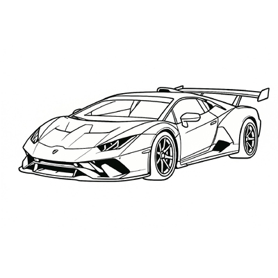 Super Cool Lamborghini Coloring Pages 2026 – Kids’ Favorite!