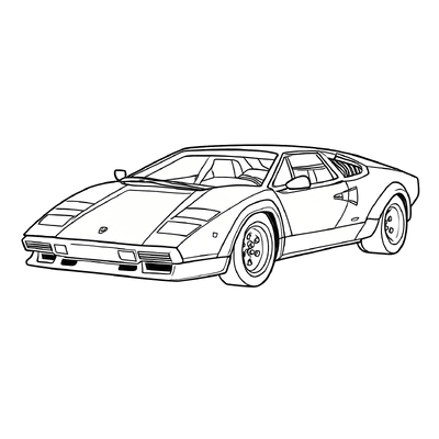 Super Cool Lamborghini Coloring Pages 2026 – Kids’ Favorite!