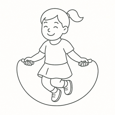 Traditional Folk Games Coloring Pages for Kids 2026